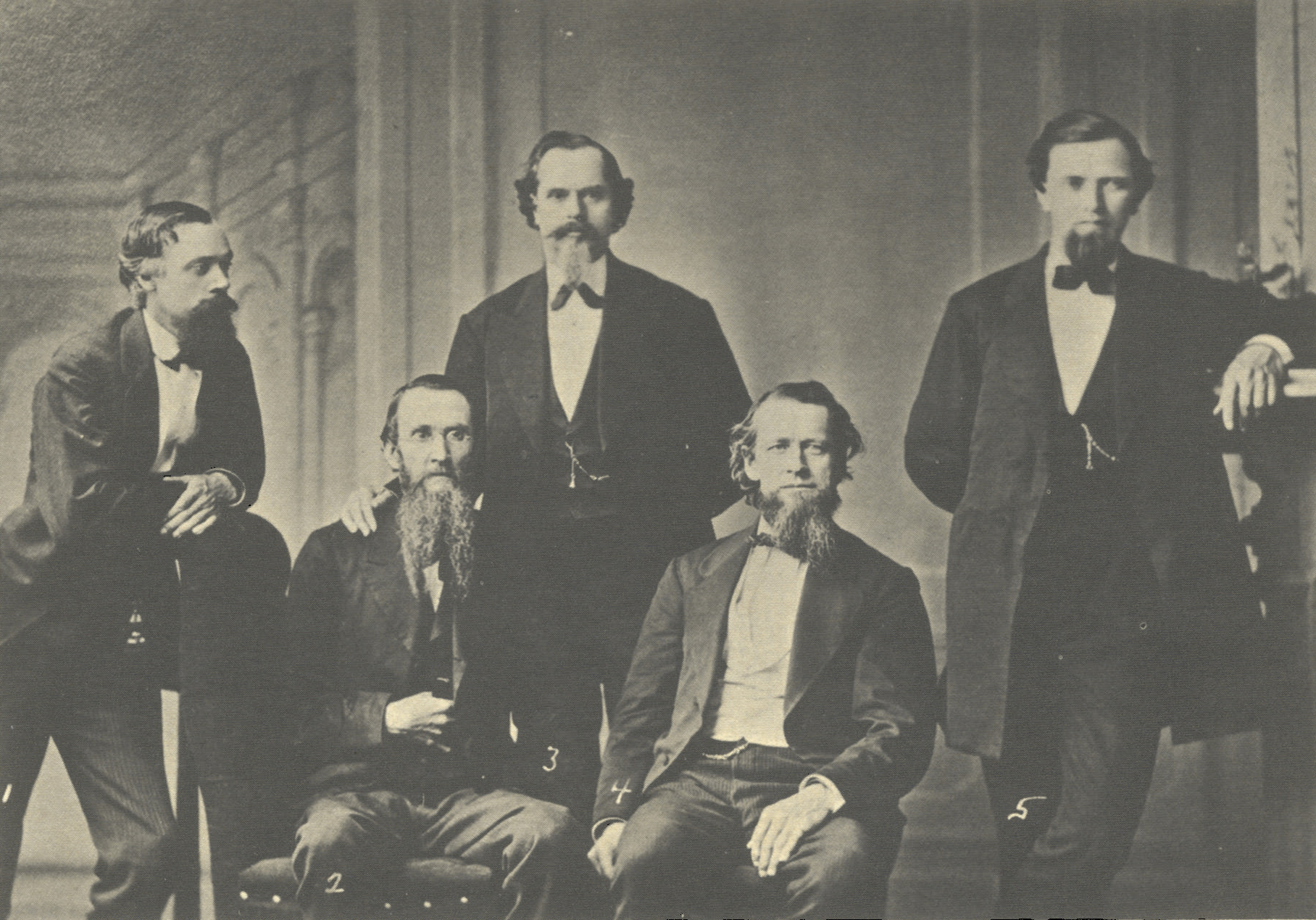 first known photo of the original Dental Board of Examiners